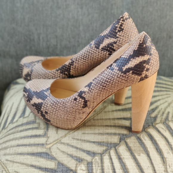 Loeffler Randall Chunky Heels Size 7.5 - Picture 3 of 9